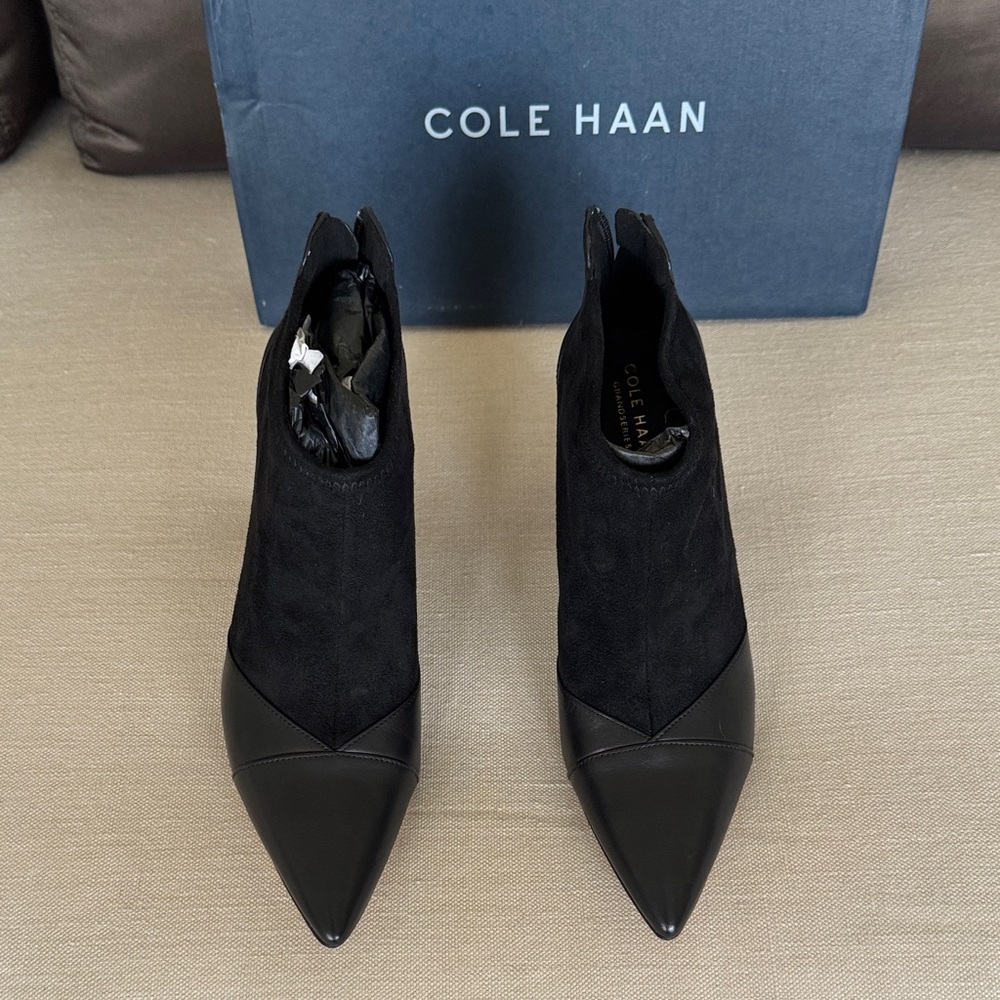 Cole Haan Women's Black Heeled Boots - Picture 2 of 12
